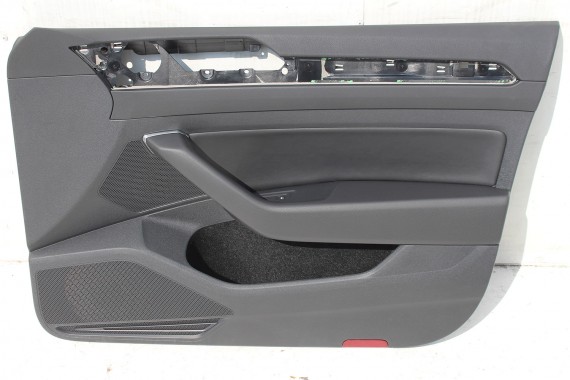 VW ARTEON FOTELE KOMPLET FOTELI siedzenia siedzeń tapicerka boczek boczki drzwi skóra + alcantara kolor czarny 3G8 ELEGANCE