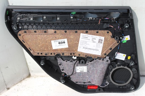 VW ARTEON FOTELE KOMPLET FOTELI siedzenia siedzeń tapicerka boczek boczki drzwi skóra + alcantara kolor czarny 3G8 ELEGANCE