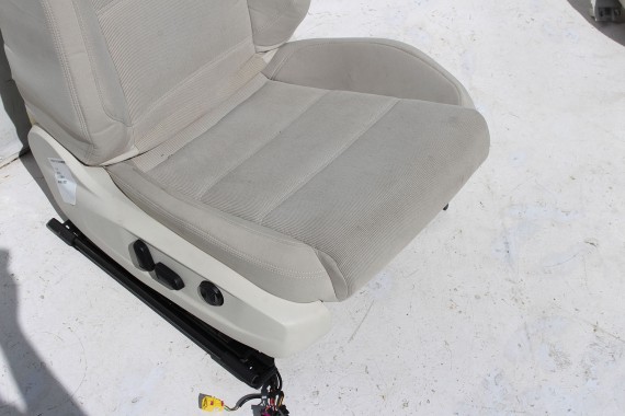 VW PASSAT B8 SEDAN FOTELE KOMPLET FOTELI siedzeń siedzenia fotel tapicerka welur kolor stary tropez TS  3G