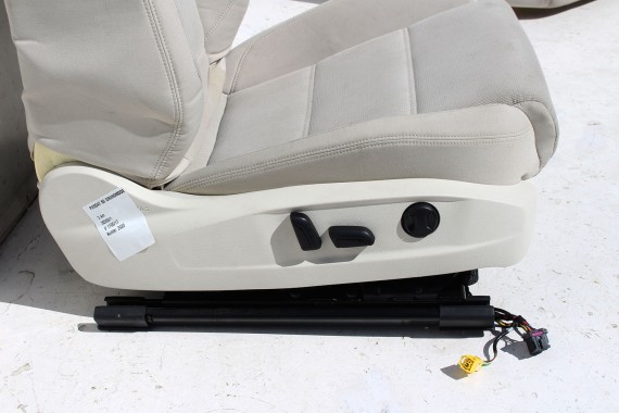 VW PASSAT B8 SEDAN FOTELE KOMPLET FOTELI siedzeń siedzenia fotel tapicerka welur kolor stary tropez TS  3G