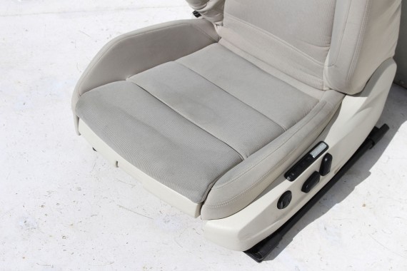 VW PASSAT B8 SEDAN FOTELE KOMPLET FOTELI siedzeń siedzenia fotel tapicerka welur kolor stary tropez TS  3G