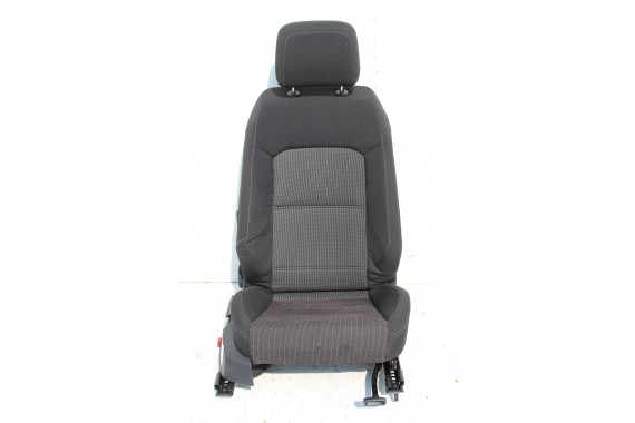 VW PASSAT B8 KOMBI FOTELE KOMPLET FOTELI siedzeń siedzenia fotel tapicerka welur kolor czarny 3G 3G9 3AA959257A 3Q0881105R
