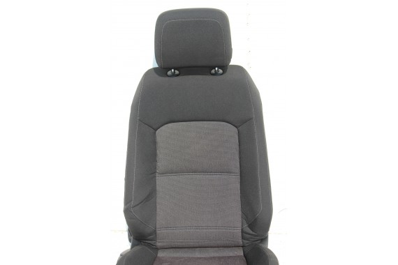 VW PASSAT B8 KOMBI FOTELE KOMPLET FOTELI siedzeń siedzenia fotel tapicerka welur kolor czarny 3G 3G9 3AA959257A 3Q0881105R
