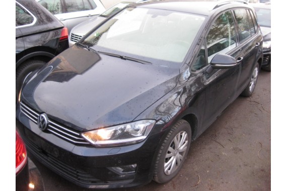 VW SPORTSVAN FOTELE KOMPLET FOTELI siedzenia siedzeń fotel tapicerka welur kolor czarno - szary 510 GOLF 7 VII