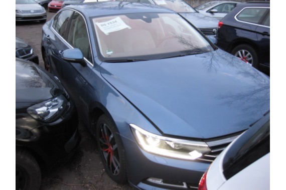 VW PASSAT B8 PRZÓD maska błotniki zderzak pas przedni lampy wzmocnienie błotnik lampa FULL LED LB5J niebieski 3G 3G1941081C