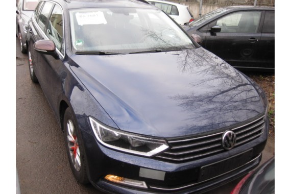 VW PASSAT B8 KOMPLETNY PRZÓD maska błotniki zderzak pas przedni lampy wzmocnienie błotnik lampa Kolor LH5X Kolor niebieski 3G