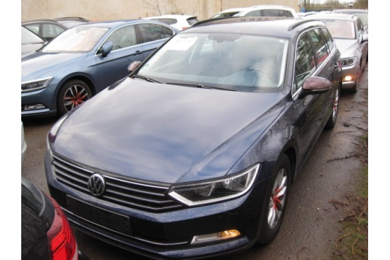VW PASSAT B8 KOMPLETNY PRZÓD maska błotniki zderzak pas przedni lampy wzmocnienie błotnik lampa Kolor LH5X Kolor niebieski 3G