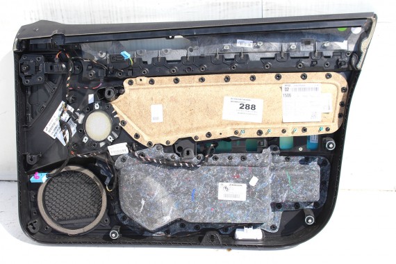 VW PASSAT B8 KOMBI BOCZEK BOCZKI DRZWI tapicerka drzwiowe welur kolor czarny tytanowy 3G 3G9