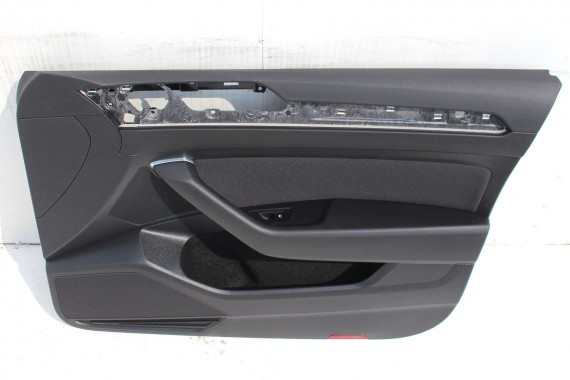 VW PASSAT B8 KOMBI BOCZEK BOCZKI DRZWI tapicerka drzwiowe welur kolor czarny tytanowy 3G 3G9