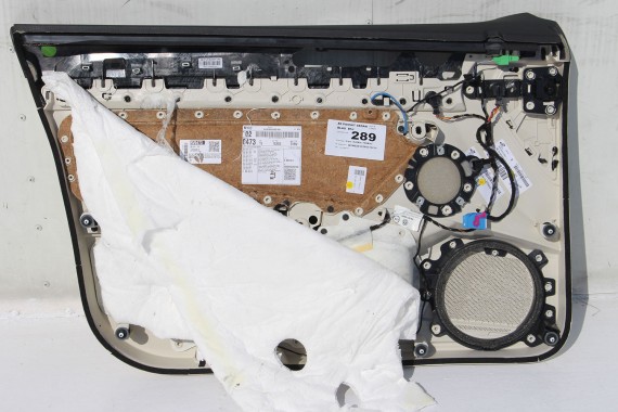 VW PASSAT B8 SEDAN BOCZEK BOCZKI DRZWI tapicerka drzwiowe welur kolor stary tropez TS  3G 3G5