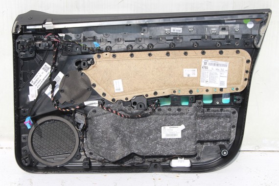 VW PASSAT B8 KOMBI BOCZEK BOCZKI DRZWI tapicerka drzwiowe welur kolor czarny 3G 3G9 Avant