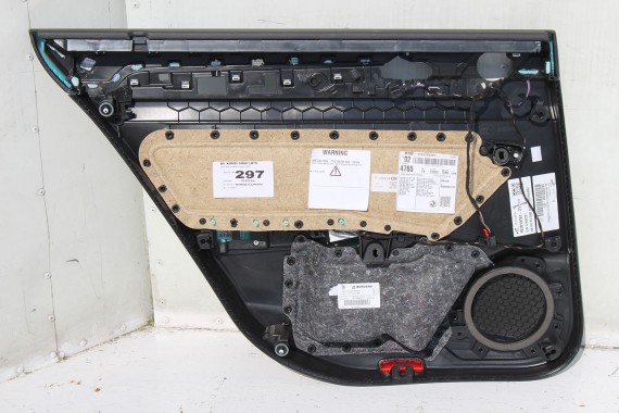 VW PASSAT B8 KOMBI BOCZEK BOCZKI DRZWI tapicerka drzwiowe welur kolor czarny 3G 3G9 Avant