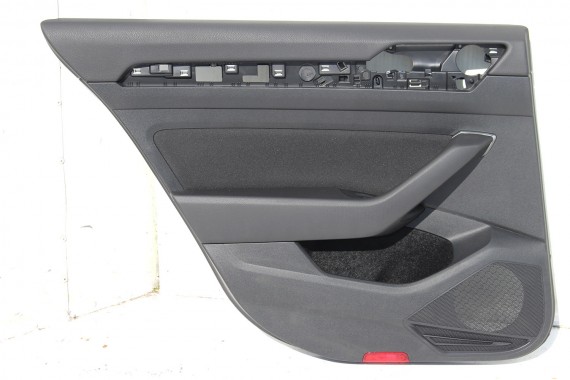 VW PASSAT B8 KOMBI BOCZEK BOCZKI DRZWI tapicerka drzwiowe welur kolor czarny 3G 3G9 Avant