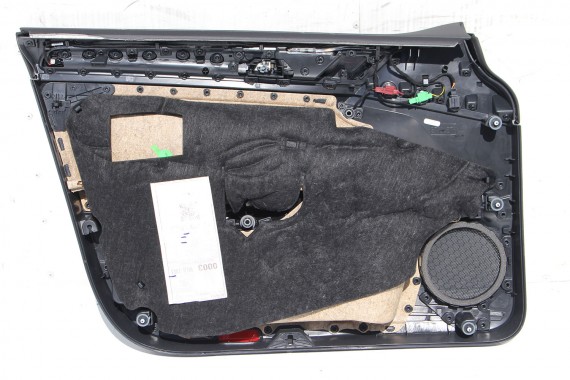 VW GOLF VII KOMBI BOCZEK BOCZKI DRZWI tapicerka drzwiowe 5G welur kolor czarny 5G9 Avant