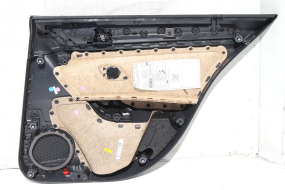 VW GOLF VII KOMBI BOCZEK BOCZKI DRZWI tapicerka drzwiowe 5G welur kolor czarny 5G9 Avant