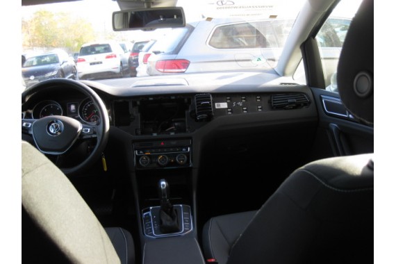 VW SPORTSVAN FOTELE KOMPLET FOTELI siedzenia siedzeń fotel tapicerka welur + alcantara kolor czarno-szary 510  GOLF 7 VII