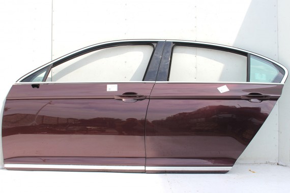 VW PASSAT B8 SEDAN LD3Y DRZWI LEWE PRZÓD + TYŁ STRONA LEWA przednie + tylne 2 sztuki Kolor:  LD3Y   Crimson red P5 3G 3G5 P5P5