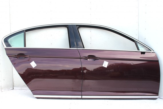 VW PASSAT B8 SEDAN LD3Y DRZWI PRAWE PRZÓD + TYŁ STRONA PRAWA przednie + tylne 2 sztuki Kolor:  LD3Y   Crimson red P5 3G 3G5