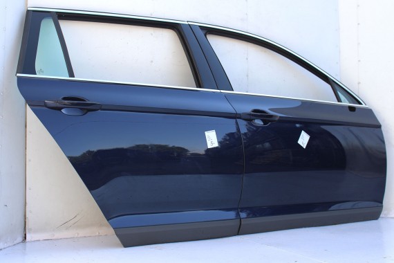 VW PASSAT B8 ALLTRACK KOMBI LH5X DRZWI PRAWE PRZÓD + TYŁ STRONA PRAWA przednie tylne 2 sztuki niebieski night blue 3G 3G9 Z2Z2