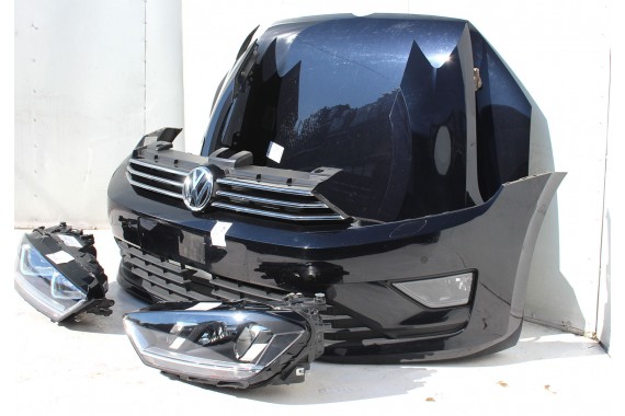 VW SPORTSVAN PRZÓD maska błotniki lampa zderzak pas Xenon LC9X Kolor: głęboka czerń przedni wzmocnienie błotnik GOLF 510