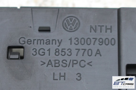VW PASSAT B8 PRZYCISKI PANEL 3G1853770A 3G1 853 770 A 3G