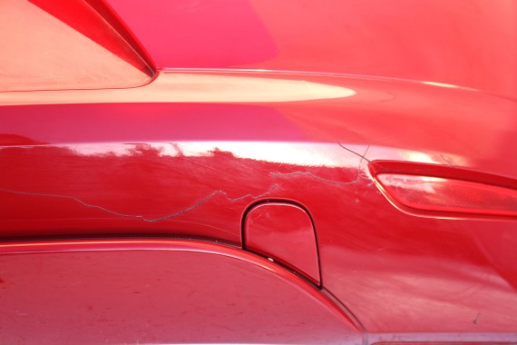 VW SCIROCCO ZDERZAK TYŁ tylny 1K8807417 1K8 807 417 Kolor : LA3H ( salsared ) - czerwony