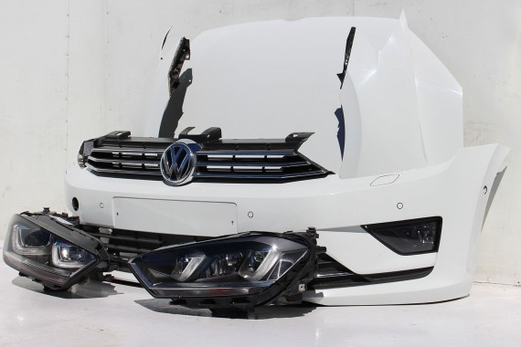 VW SPORTSVAN PRZÓD maska błotniki lampa zderzak pas Xenon Led Kolor: LC9A biały pure white przedni wzmocnienie błotnik GOLF 510