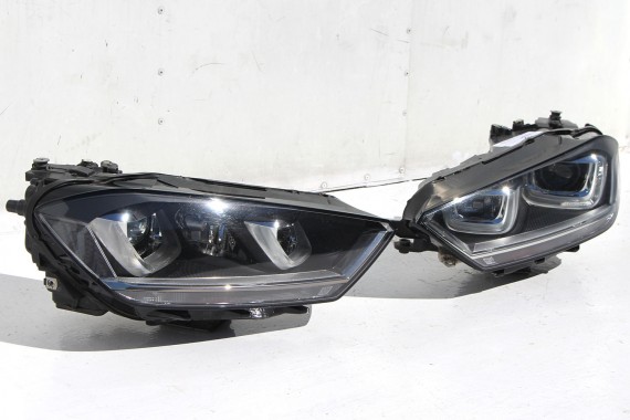 VW SPORTSVAN PRZÓD maska błotniki lampa zderzak pas Xenon Led Kolor: LC9A biały pure white przedni wzmocnienie błotnik GOLF 510