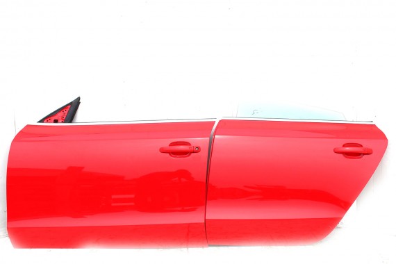 AUDI A5 SPORTBACK DRZWI LEWE PRZÓD + TYŁ STRONA LEWA przednie + tylne 2 sztuki 8T N9N9 LZ3M czerwony misano 8T8831051 8T8833051