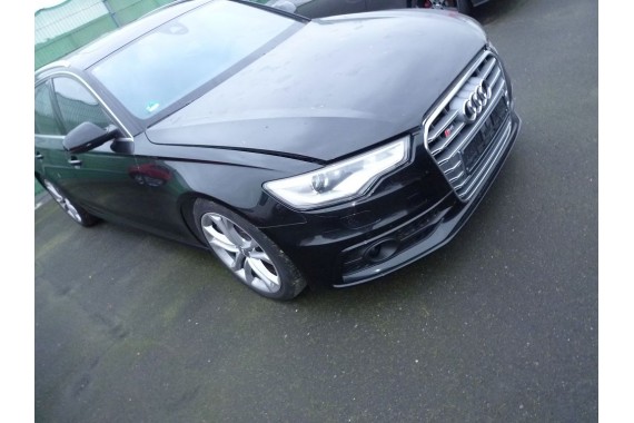 AUDI A6 S6 S-LINE PRZÓD maska błotniki zderzak pas przedni lampy wzmocnienie błotnik lampa LED Kolor : LY9B czarny  4G