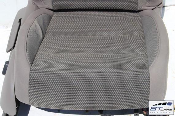 VW GOLF 6 VI KOMBI FOTELE KOMPLET FOTELI siedzeń siedzenia fotel tapicerka 5k 5K9 1K 1K9 welur kolor mocca