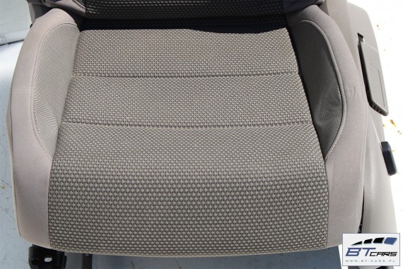 VW GOLF 6 VI KOMBI FOTELE KOMPLET FOTELI siedzeń siedzenia fotel tapicerka 5k 5K9 1K 1K9 welur kolor mocca