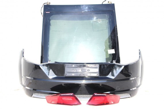 AUDI TT 8S TYŁ S-LINE LY9T ZDERZAK tylny + KLAPA BAGAŻNIKA + LAMPY lampa Led 8S 2015- 8S0945095 8S0945096 0E0E LY9T czarny