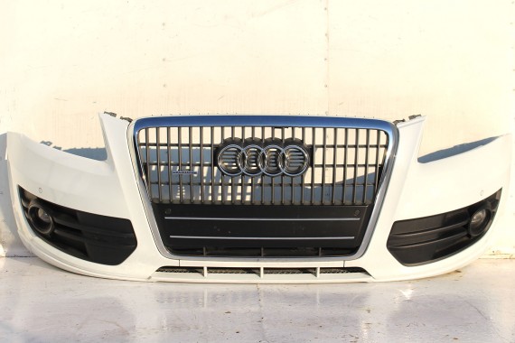 AUDI Q5 8R KOMPLETNY PRZÓD maska błotniki zderzak pas przedni lampy wzmocnienie błotnik lampa kolor biały