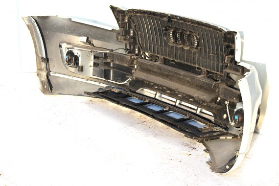 AUDI Q5 8R KOMPLETNY PRZÓD maska błotniki zderzak pas przedni lampy wzmocnienie błotnik lampa kolor biały