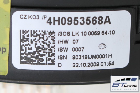 VW AUDI A6 A7 A8 FL TAŚMA AIR BAG 4H0953568A 4H0953568B 4H0953568G 4H0953568H 4H0 953 568 4G 4H 4H0953568A 4H0953568B 4H0953568G