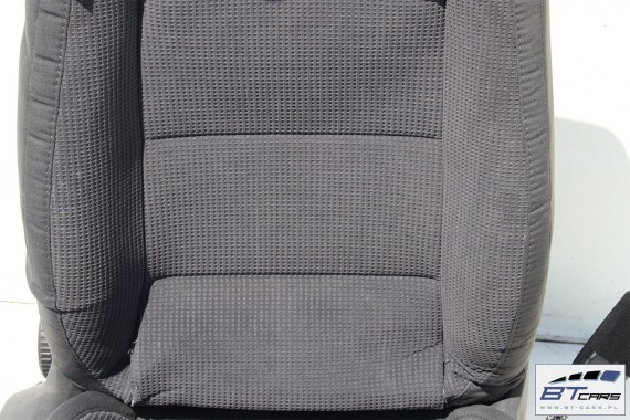 VW GOLF V 5 KOMBI FOTELE KOMPLET FOTELI siedzeń siedzenia fotel tapicerka 1K 1K9 welur kolor antracyt