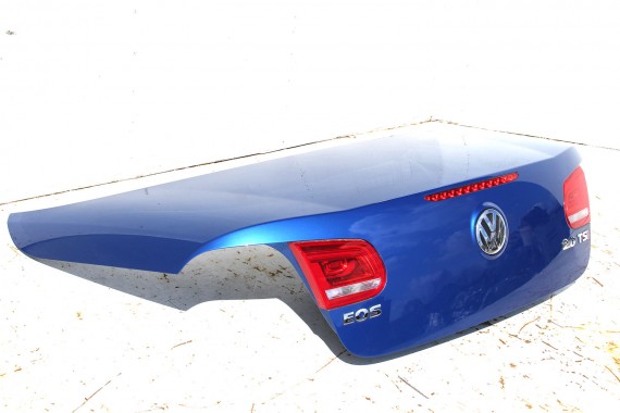 VW EOS FL LIFT TYŁ ZDERZAK TYLNY + KLAPA BAGAŻNIKA LR5Z Kolor: LR5Z - niebieski (rising blue metallic) GP 4C4C