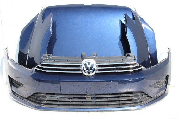 VW SPORTSVAN PRZÓD maska błotniki zderzak pas przedni wzmocnienie błotnik LH5X 510 Kolor: LH5X - niebieski GOLF