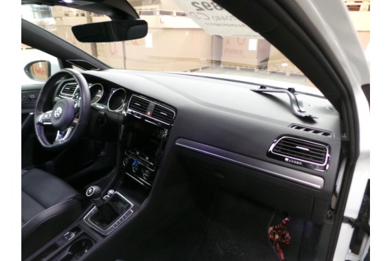 VW GOLF 7 VII KOMBI FOTELE KOMPLET FOTELI siedzeń 5G siedzenia tapicerka Angielska skóra czarny LIFT FL 5G9 VARIANT