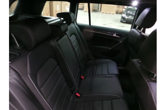 VW GOLF 7 VII KOMBI FOTELE KOMPLET FOTELI siedzeń 5G siedzenia tapicerka Angielska skóra czarny LIFT FL 5G9 VARIANT