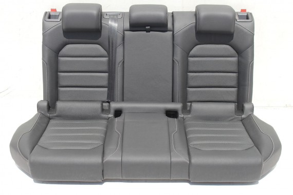 VW GOLF 7 VII KOMBI FOTELE KOMPLET FOTELI siedzeń 5G siedzenia tapicerka Angielska skóra czarny LIFT FL 5G9 VARIANT