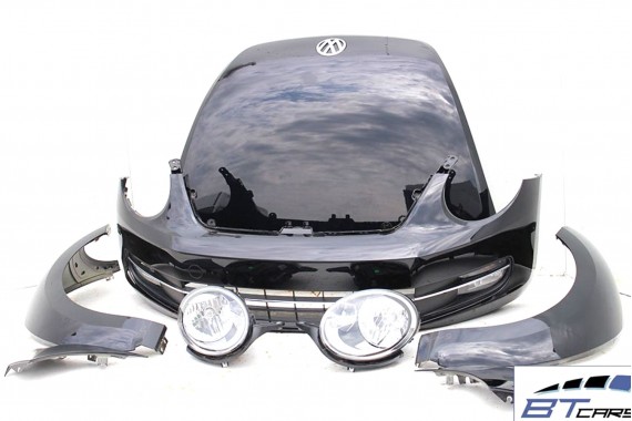 VW THE BEETLE KOMPLETNY PRZÓD maska błotniki zderzak pas przedni lampy wzmocnienie błotnik lampa 5C Kolor LC9X deep black czarny