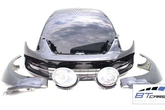 VW NEW THE BEETLE PRZÓD L041 maska błotniki zderzak pas przedni lampy wzmocnienie błotnik lampa 5C Kolor L041 czarny KOMPLETNY