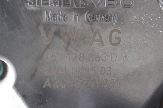 VW AUDI PRZEPUSTNICA 057128063D 057128063C 057128063G TFSi klapka nastawnik 057128063 057128063D 057128063C 057128063G 057128063