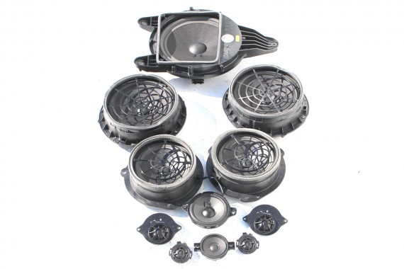 AUDI A4 SEDAN GŁOŚNIKI NAGŁOŚNIENIE KOMPLET 8W 8W5035412 8W5035411 8W0035415 8W0035454  4M0035454A 8W0035399 8W5035399 8W0035415