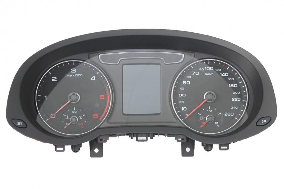 AUDI Q3 LIFT ZEGARY LICZNIKI DIESEL 8U0920940H 8U0 920 940 H ZEGAR LICZNIK WYŚWIETLACZ WIELOFUNKCYJNY ZESTAW WSKAŹNIKÓW  8U