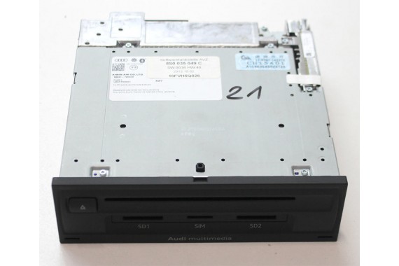 AUDI TT CZYTNIK MMI 8S0035049C MULTIMEDIA Sim SD 8S0 035 049 C NAVI MIB 3G+ HIGH Gen2 8S0035049C 8S0035049C 8S0035049C 8S0035049