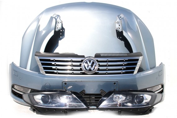 VW PASSAT CC LIFT LC7Z PRZÓD maska błotniki zderzak pas przedni lampy wzmocnienie błotnik lampa Xenon FL 3C8941031A 3C8941032A