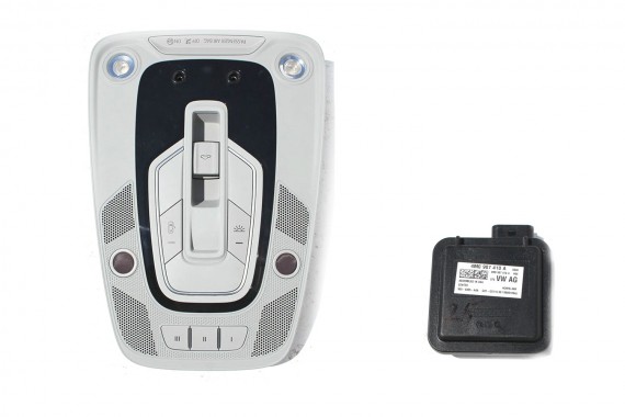 AUDI A4 LAMPKA PODSUFITKI + MODUŁ STEROWNIK BRAMY BC5 szary tytanowy 4M0907410A 8W0947135AK 8W0947135AK 4K0947135Q 4K0947135AQ